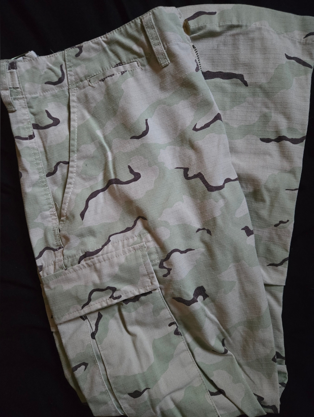 Youngla Cargo Pants - Light Green Camo
